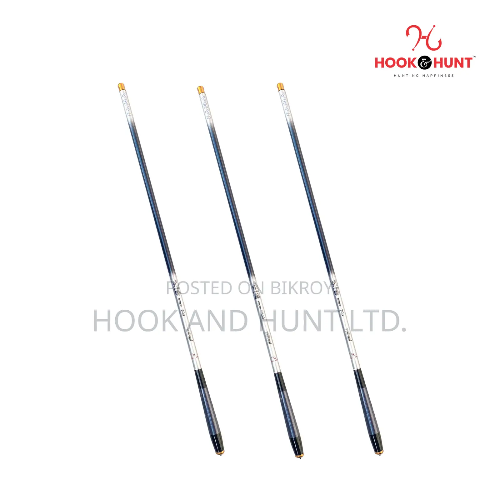 Black Carbon Special Stream Fishing Rod 300–540cm