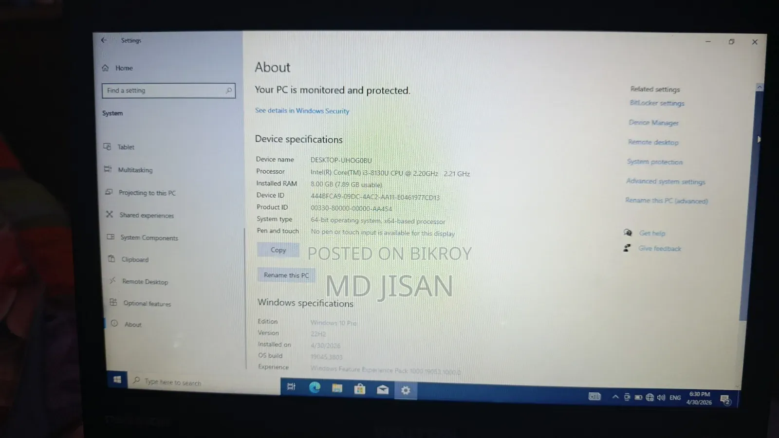 Laptop Dell 14 Premium 8GB Intel Core I3 HDD+SSD 1.5T