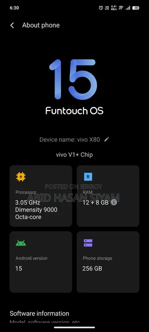 Vivo X80 (Used)