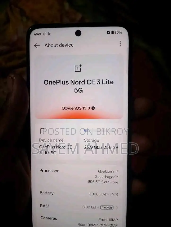 OnePlus Nord CE3 (Used)