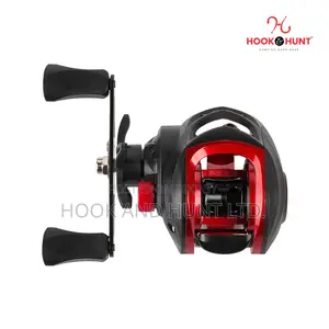 Luya Metal Drum Fishing Reel Black & Red
