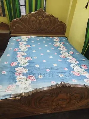 অরিজিনাল সেগুন কাঠের কিং সাইজ খাট (৬' বাই ৭')