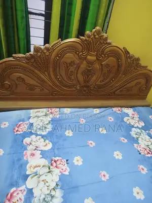 Original Teak Wood King Size Bed (6' by 7')