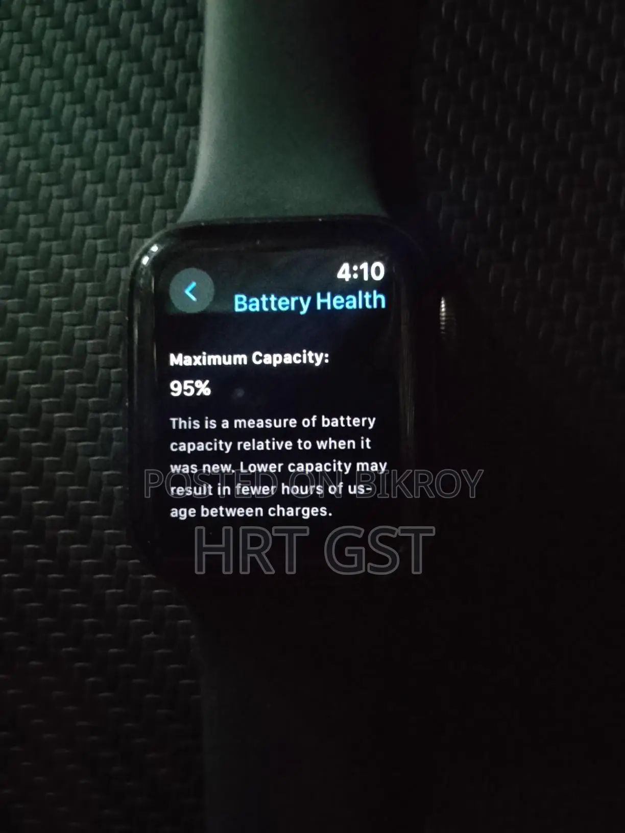 Apple Watch SE2 Battery Health 95%