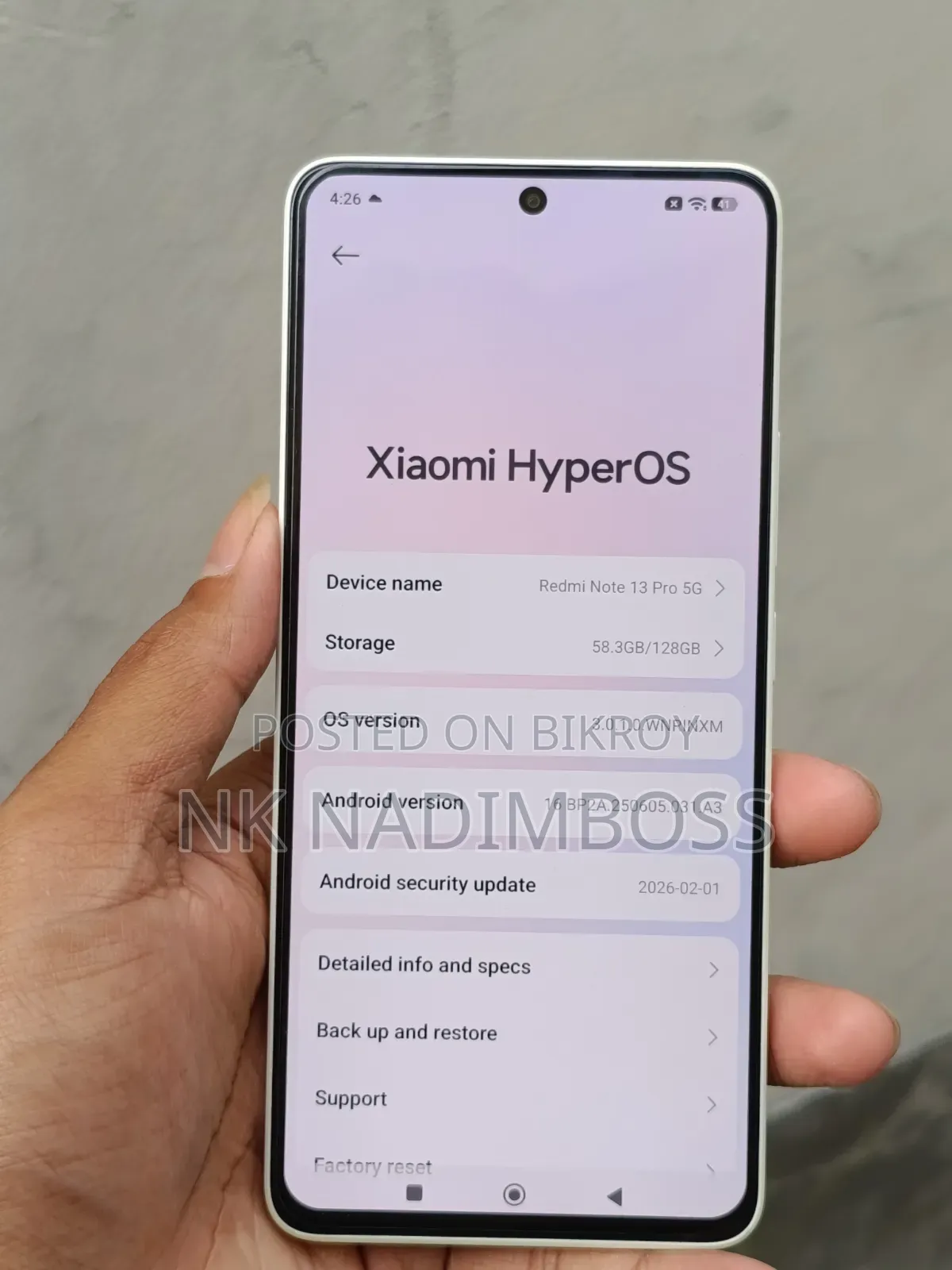 Xiaomi Redmi Note 13 128 GB White