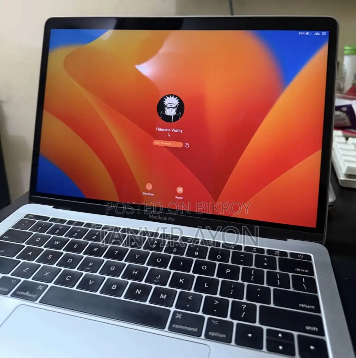 Laptop Apple MacBook Pro 2017 8GB Intel Core I5 SSD 256GB