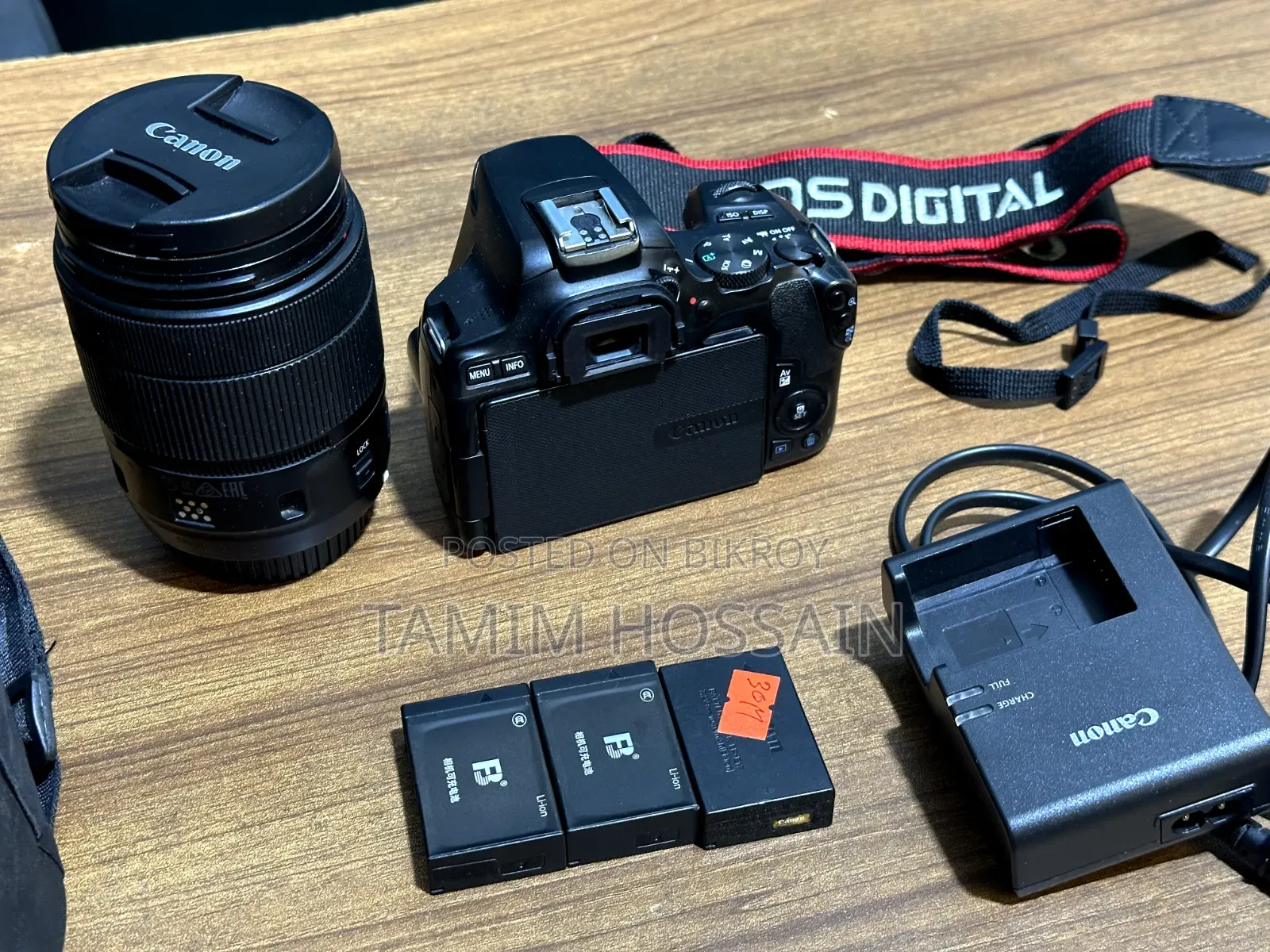 Canon 250d With 18-135mm USM Lens