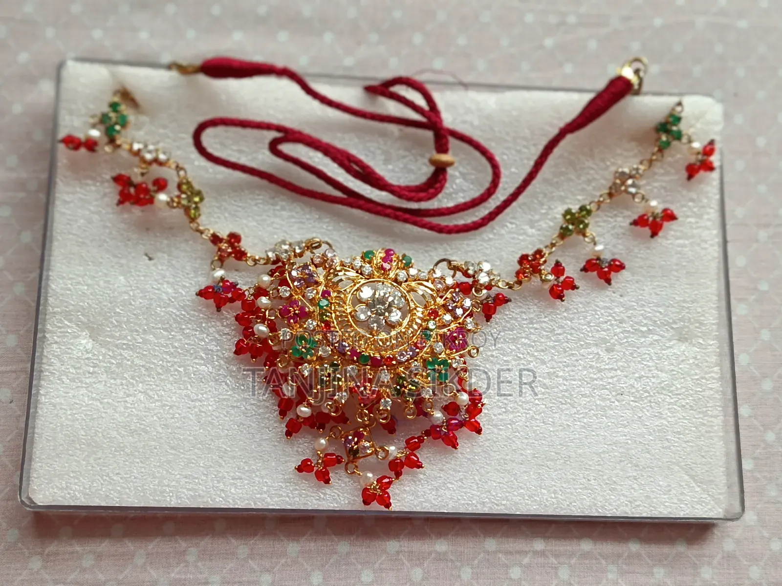 Gold Plate Necklace Set