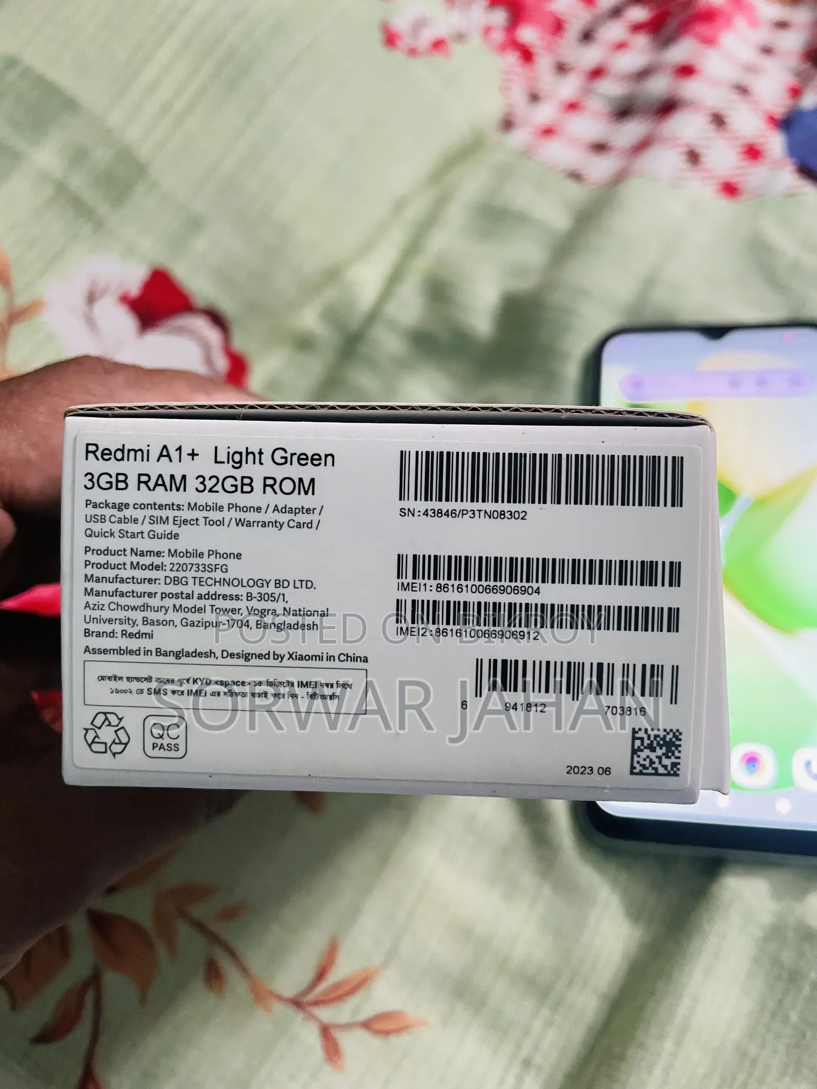 Xiaomi Redmi A1+ 32 GB Green