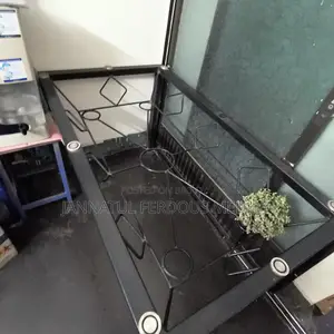Used Dining Table Without Glass. Material S.S Steel.