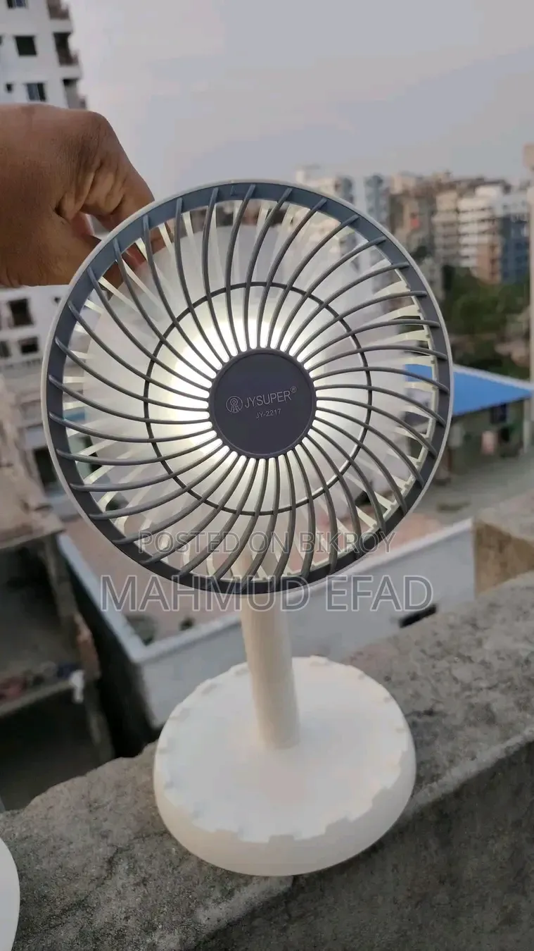Jysuper 2217 Rechargeable Stand Fan