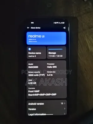 Realme 8 5G 128 GB Black