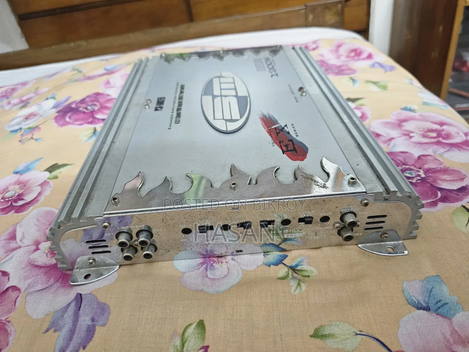 Boschman Car Amplifier. 
Maximum Power Output: 1200 Watts.