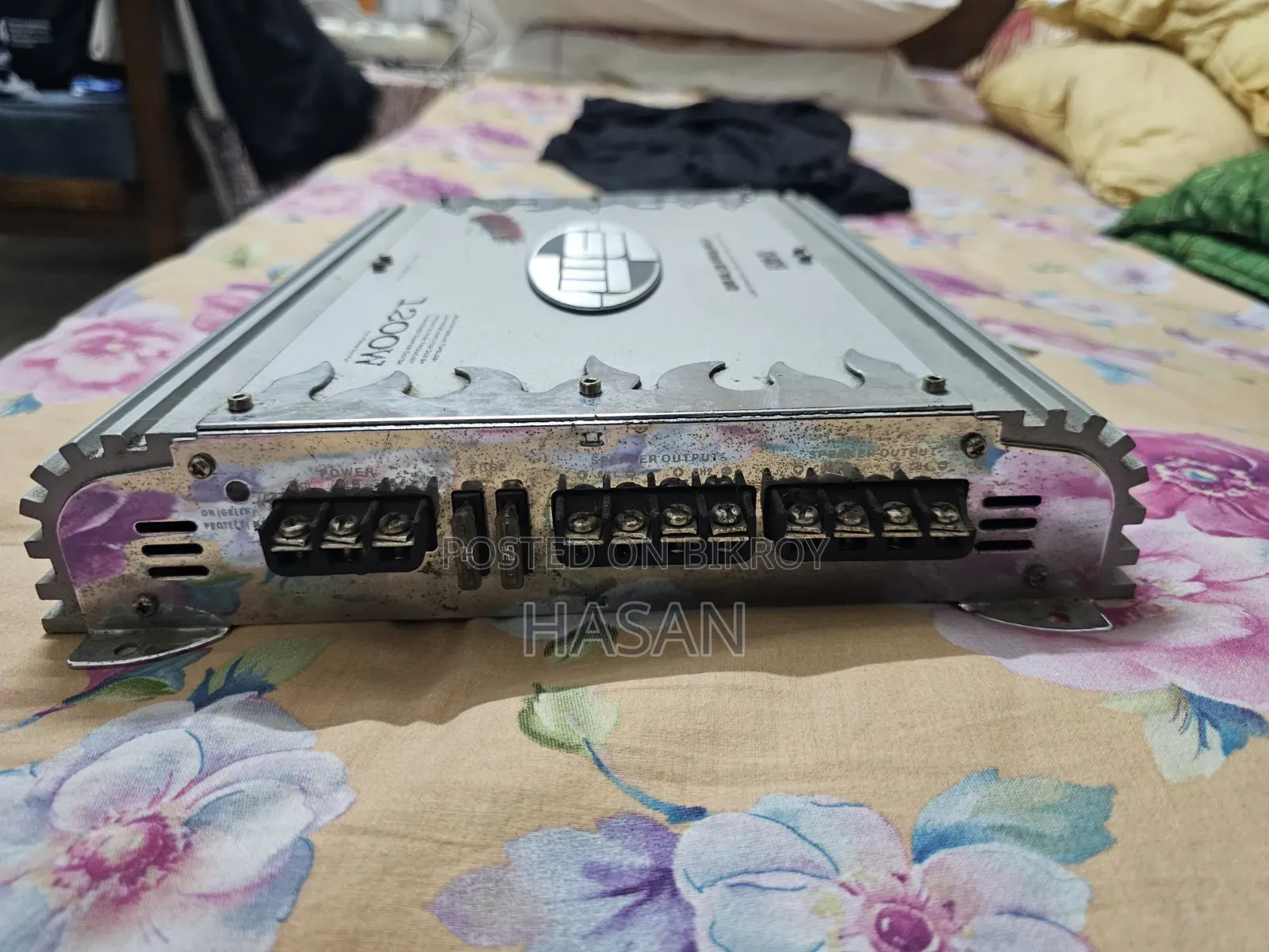 Boschman Car Amplifier. 
Maximum Power Output: 1200 Watts.