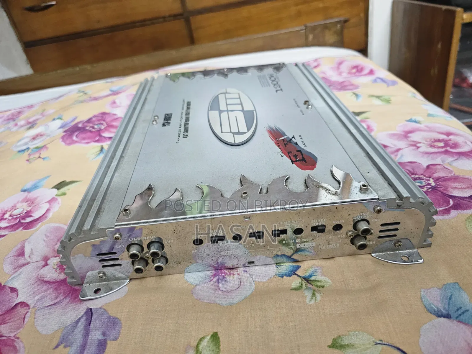 Boschman Car Amplifier. 
Maximum Power Output: 1200 Watts.