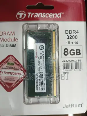 Transcend 8GB 3200MHz Laptop RAM New
