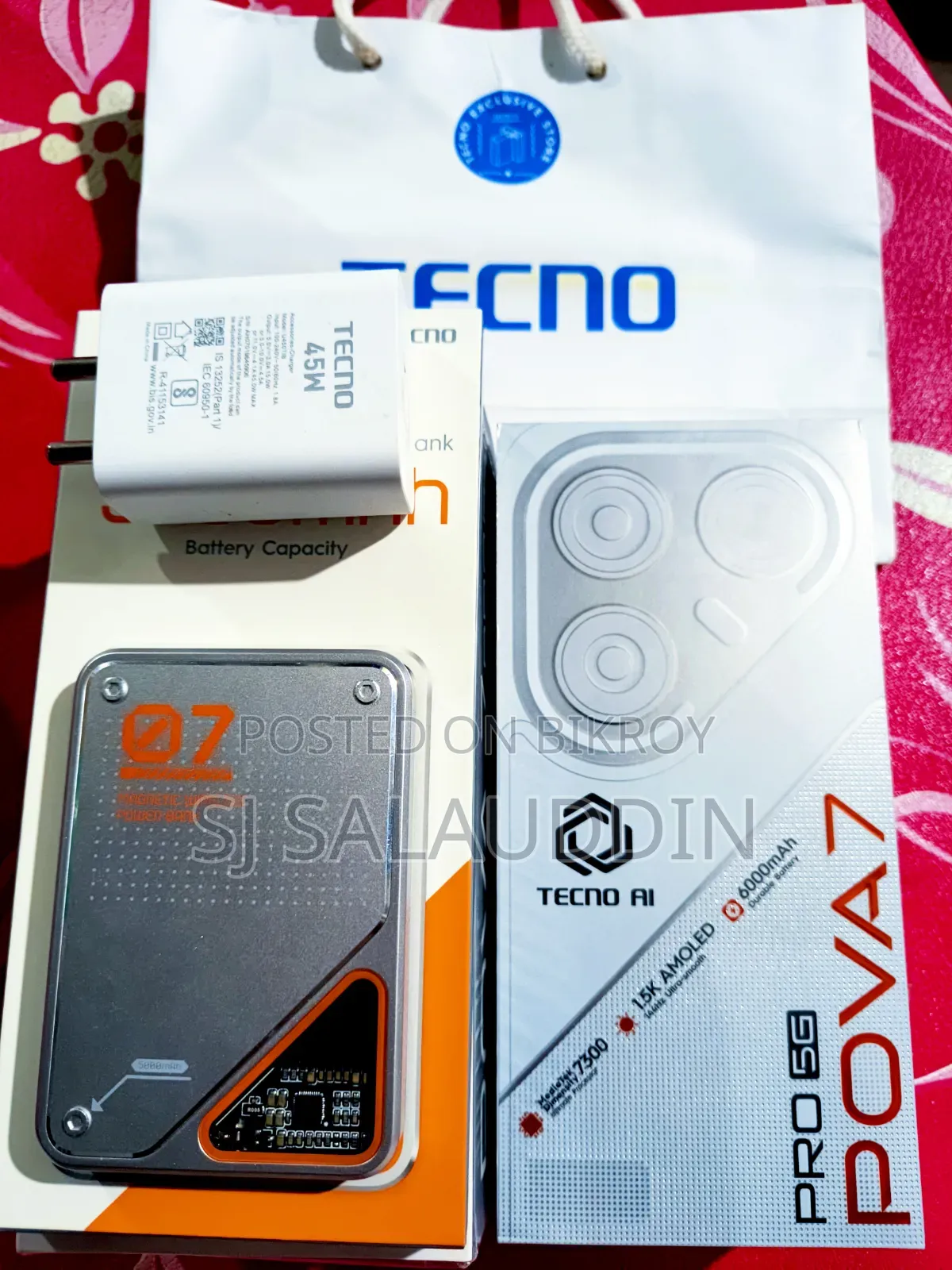 Tecno Pova 7 Pro 5G 256 GB White