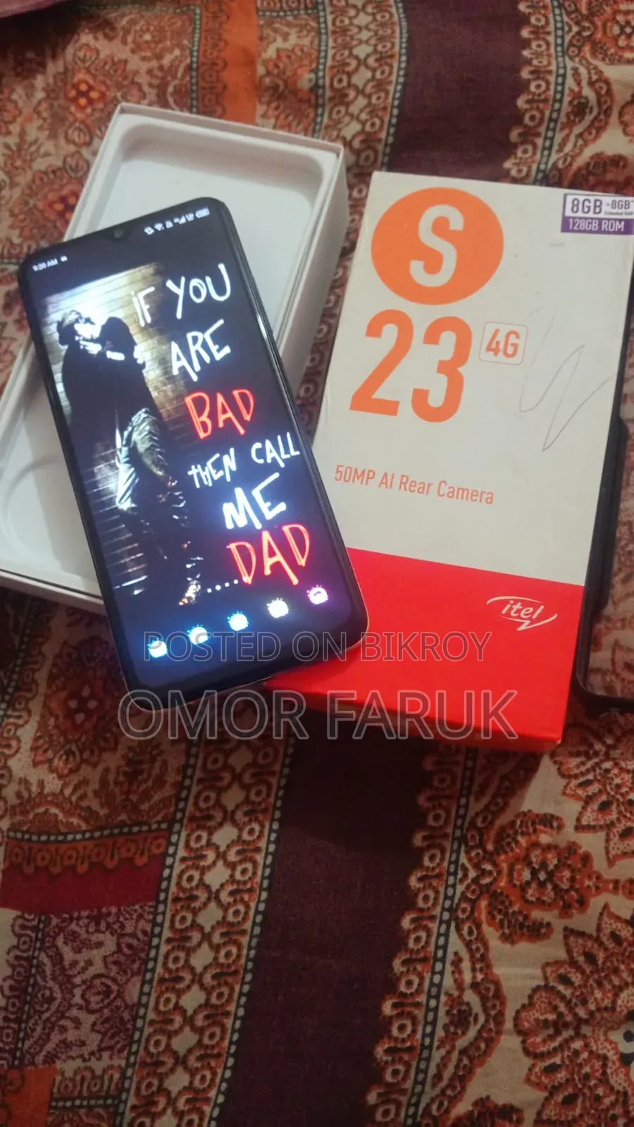 Itel S23 128 GB Black