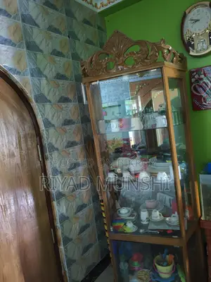 Beautiful Wooden Corner Showcase for Sale