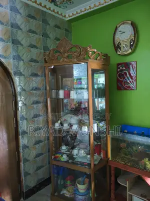 Beautiful Wooden Corner Showcase for Sale