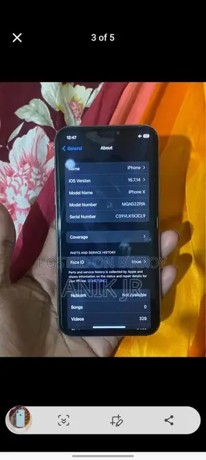Apple iPhone X 256 GB (Used)