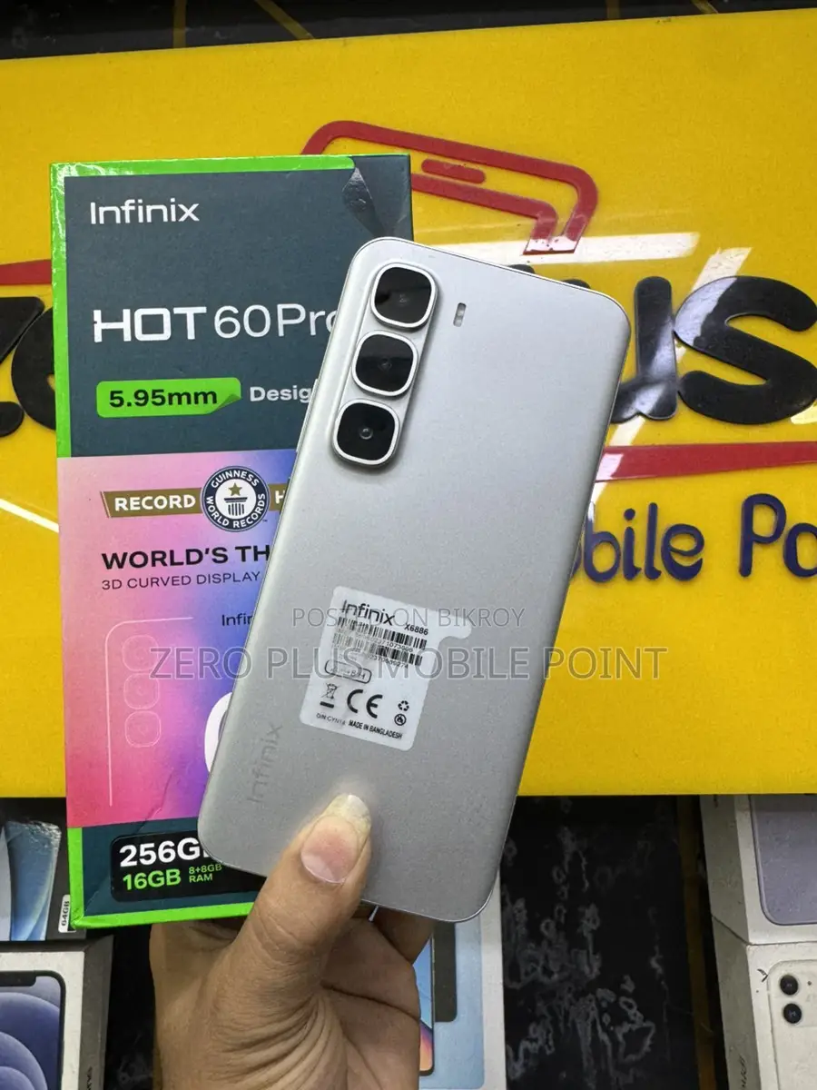 Infinix Hot 60 Pro 8/256 full Box (Used)