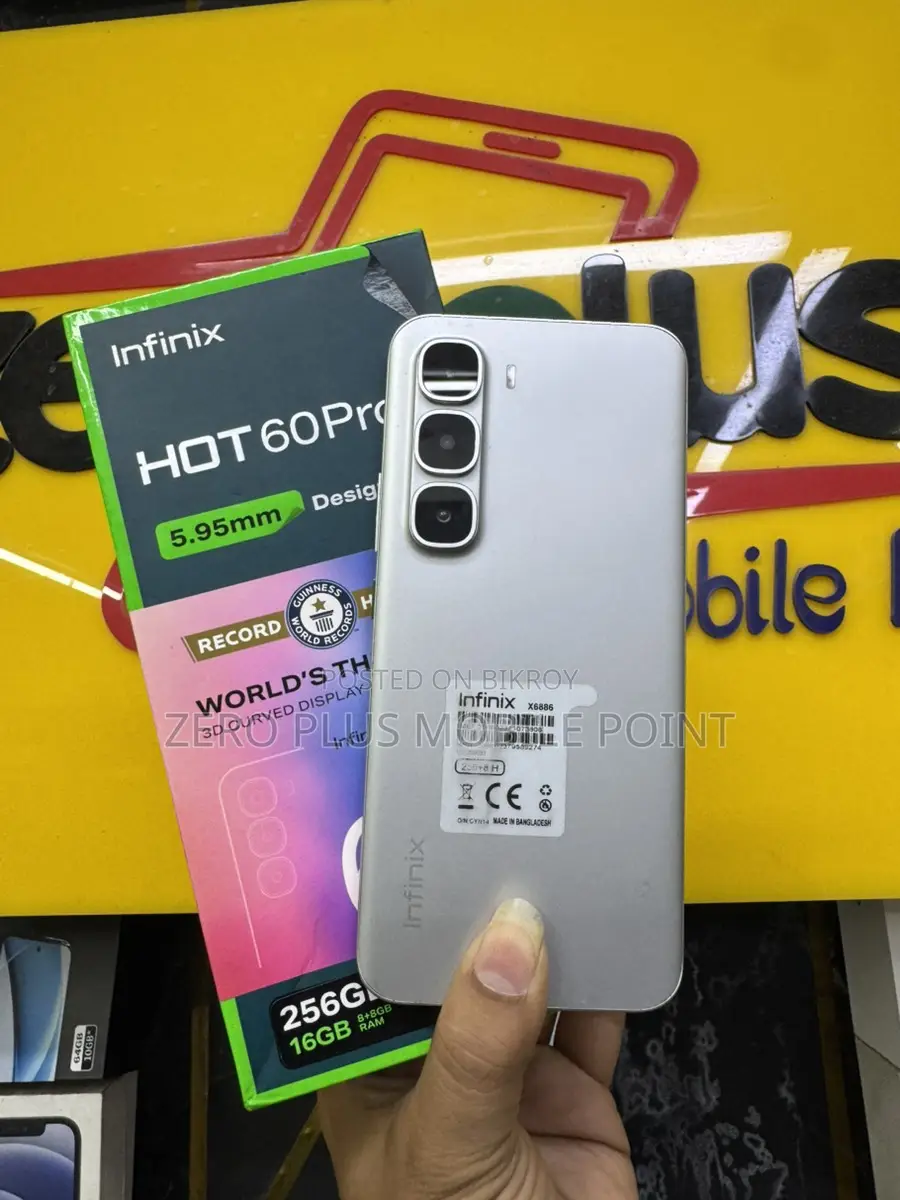 Infinix Hot 60 Pro 8/256 full Box (Used)
