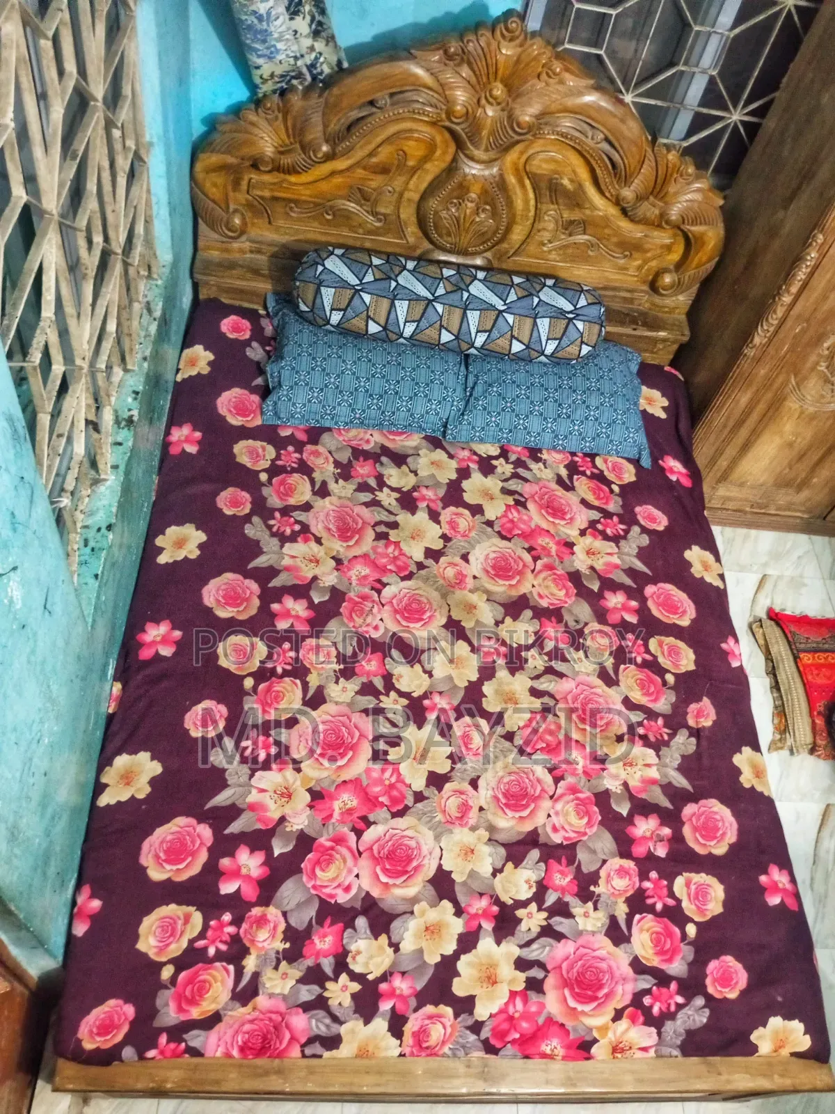 Chittagong Teak Wood Bed for Sale