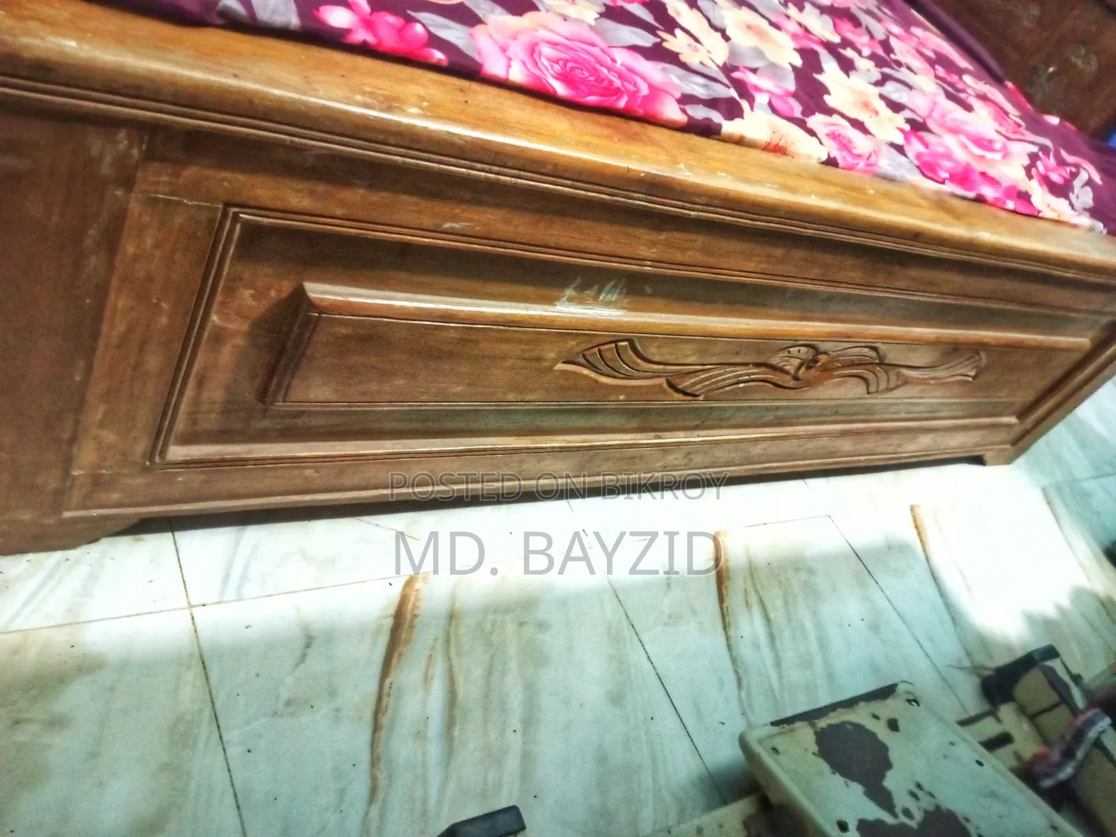 Chittagong Teak Wood Bed for Sale