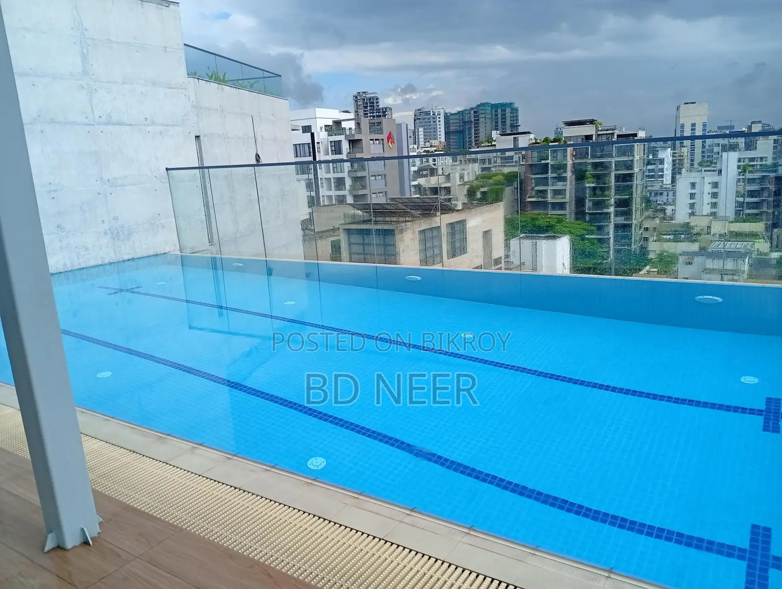 New Building Gym Swimming 3500 Sq Ft Flat Sale in Gulshan-2 North