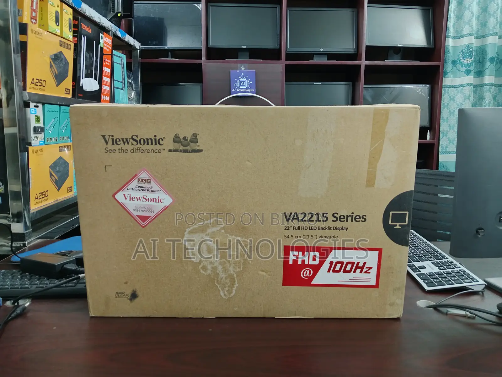 Viewsonic 22inch Monitor | Ips 100hz Full Hd With Box