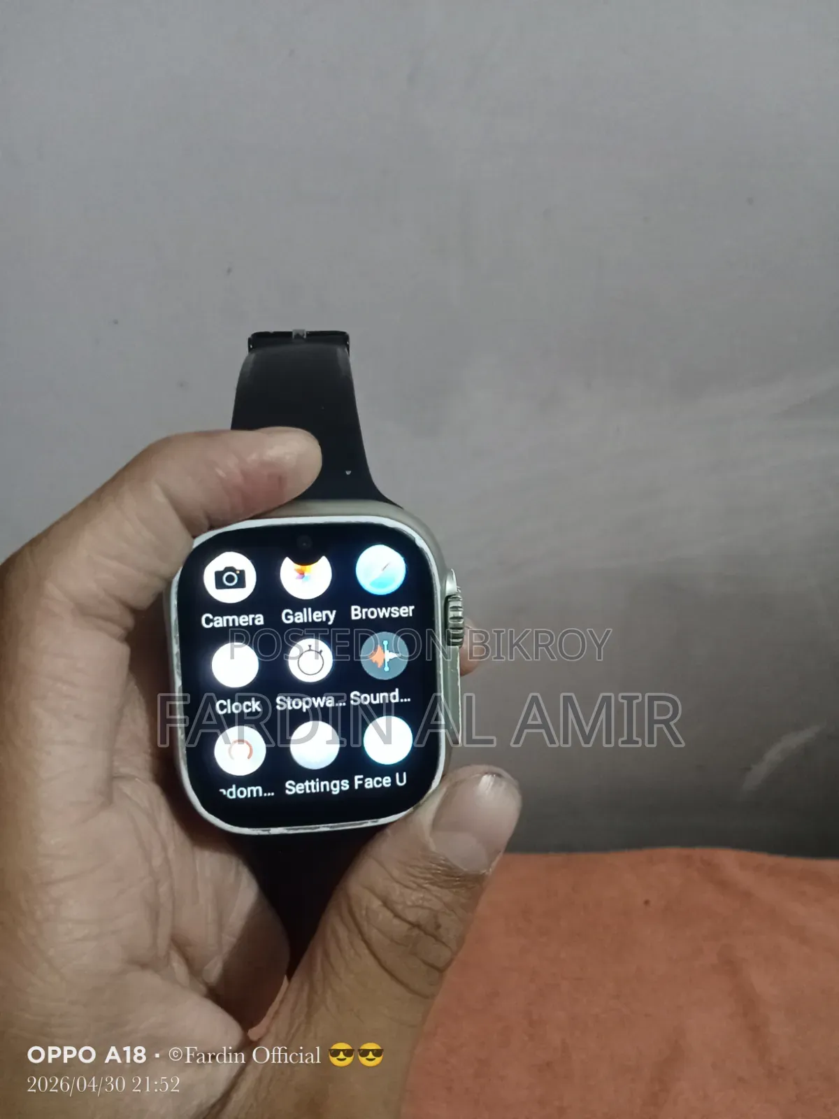 স্মার্ট ওয়াচ S9 Ultra 5g (টাচ সমস্যা)
