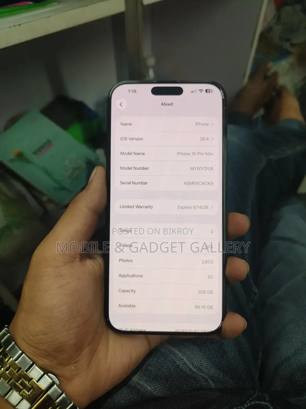Apple iPhone 16 Pro Max 256 GB Black