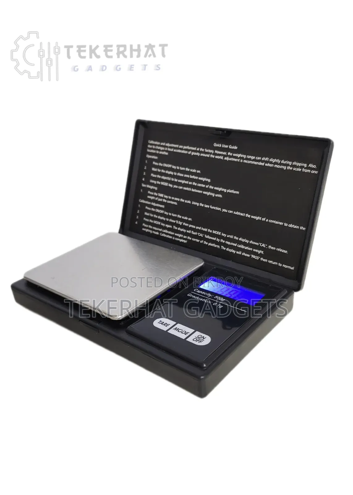 Unique and Professional Mini Gram Scale (Max 500g)