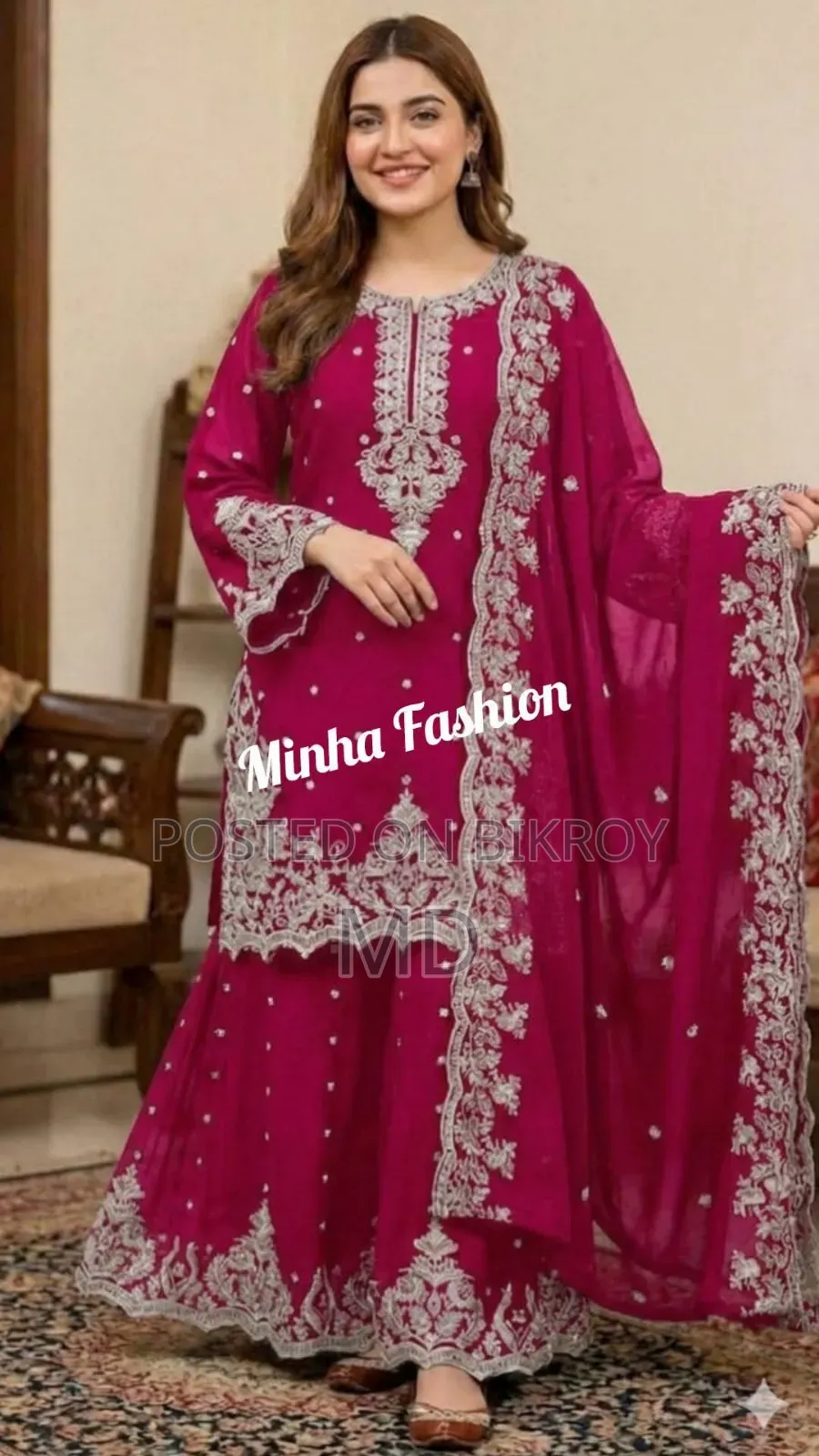 Wow! Such a beautiful dress—crafted in luxury georgette fabric