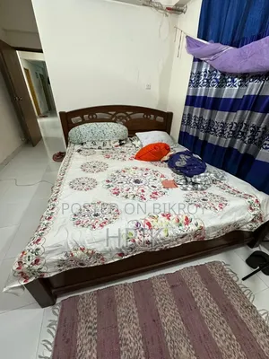 Extra King Size Bed (Oak Wood)