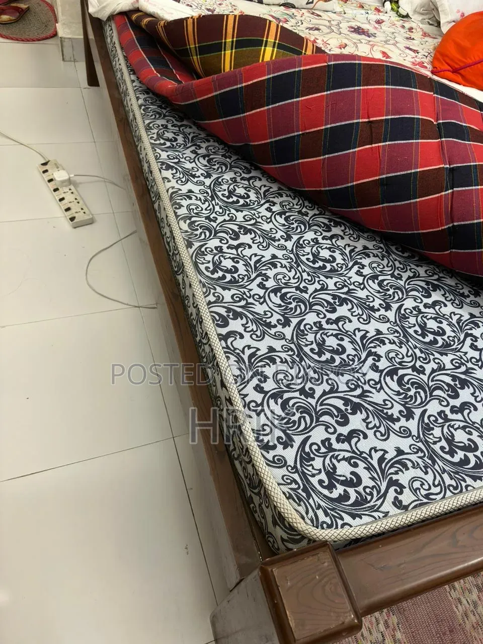 Extra King Size Bed (Oak Wood)