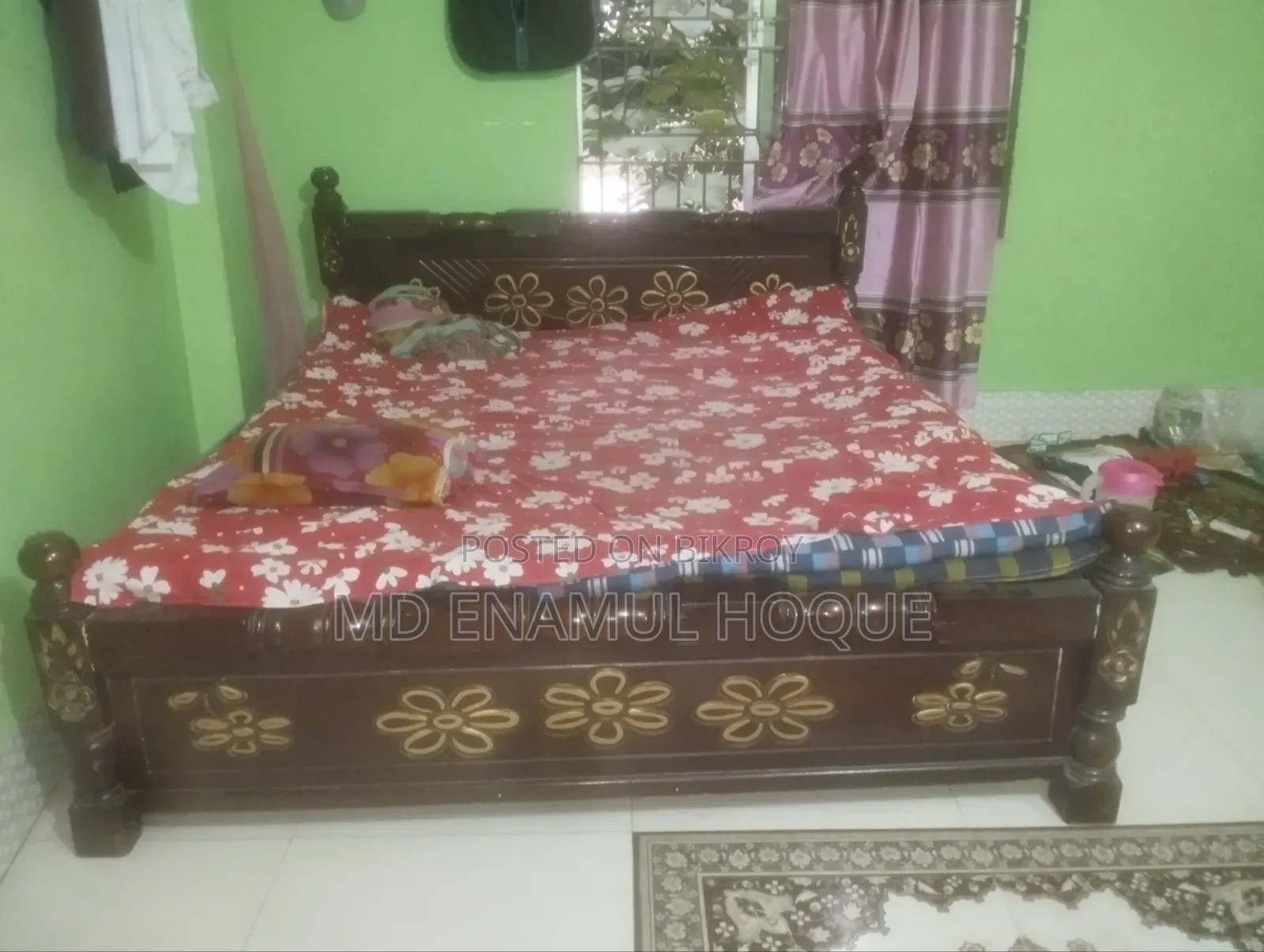 Wooden Bed