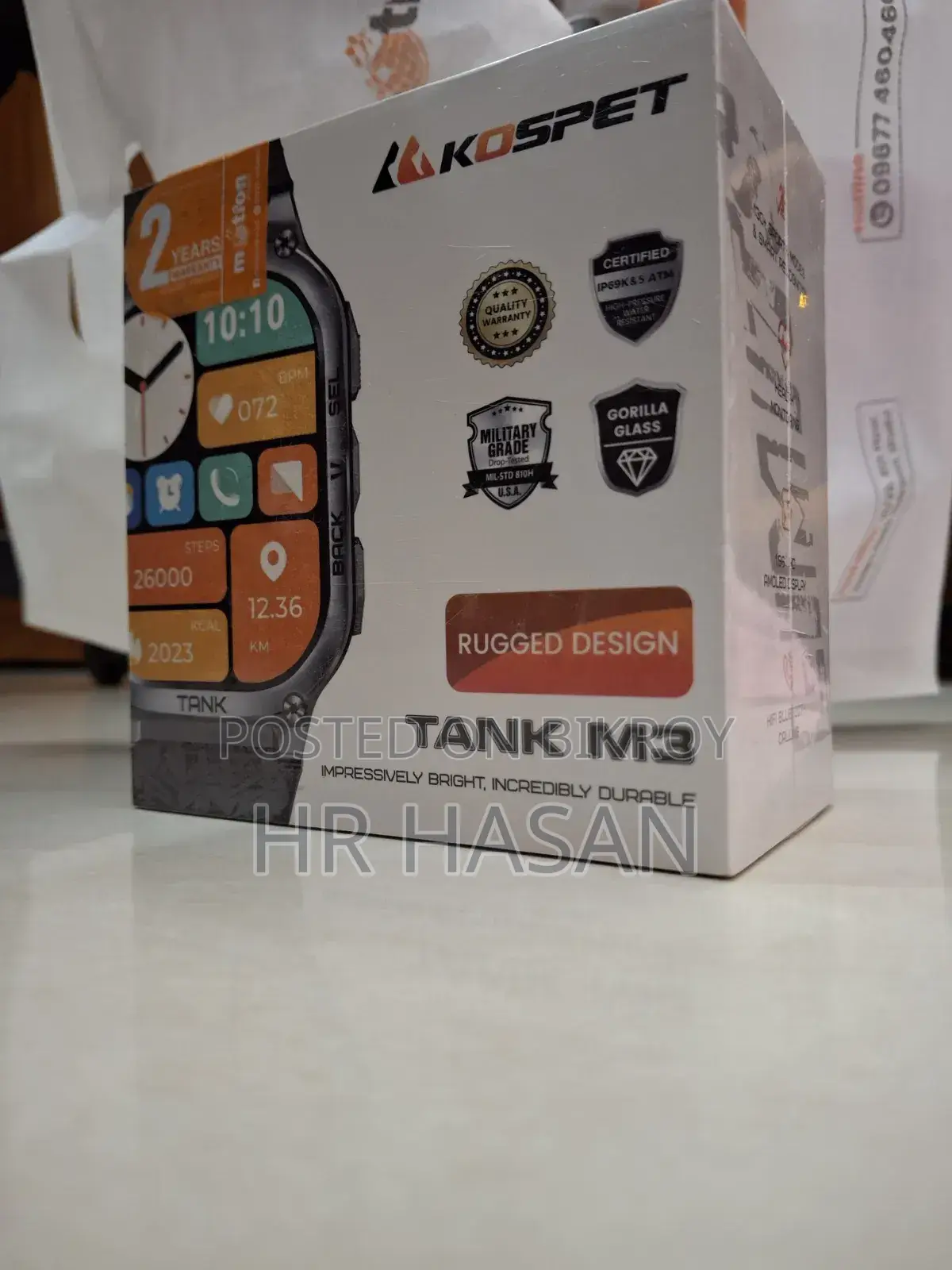 Kospet Tank M3-Intact-24 Months Warranty