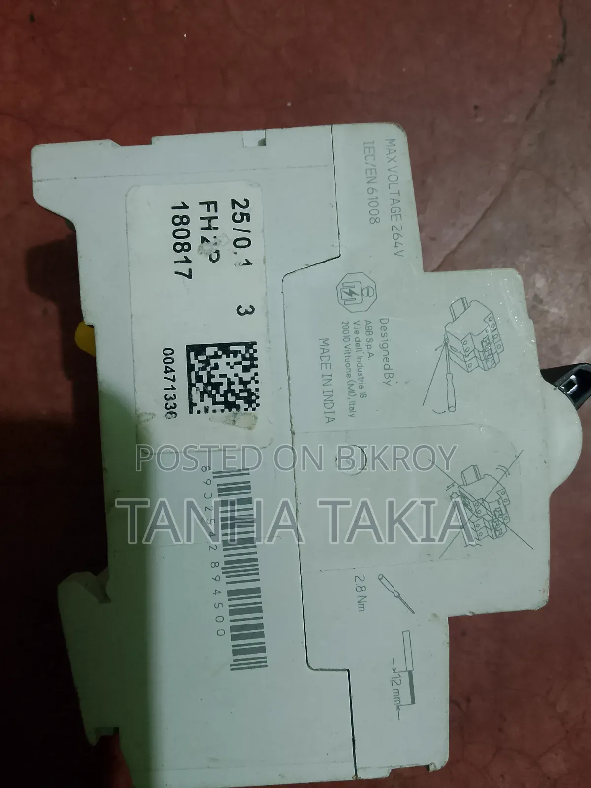 Abb RCCB Made in Italy 40a / Made in India 25a