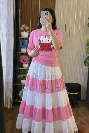 Stylish Skirt and T-Shirt Set