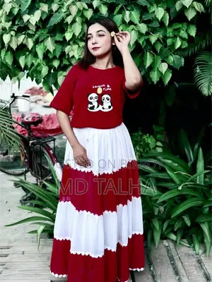 Stylish Skirt and T-Shirt Set