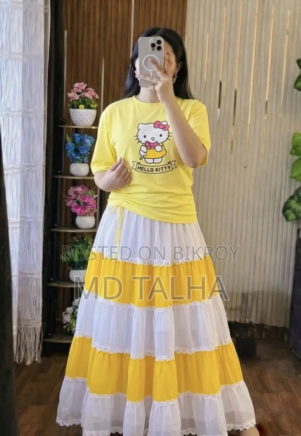 Stylish Skirt and T-Shirt Set
