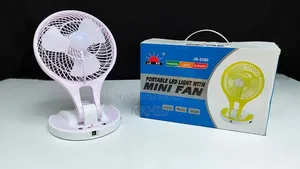 Mini Fan Jr-5580 With Portable Led Light