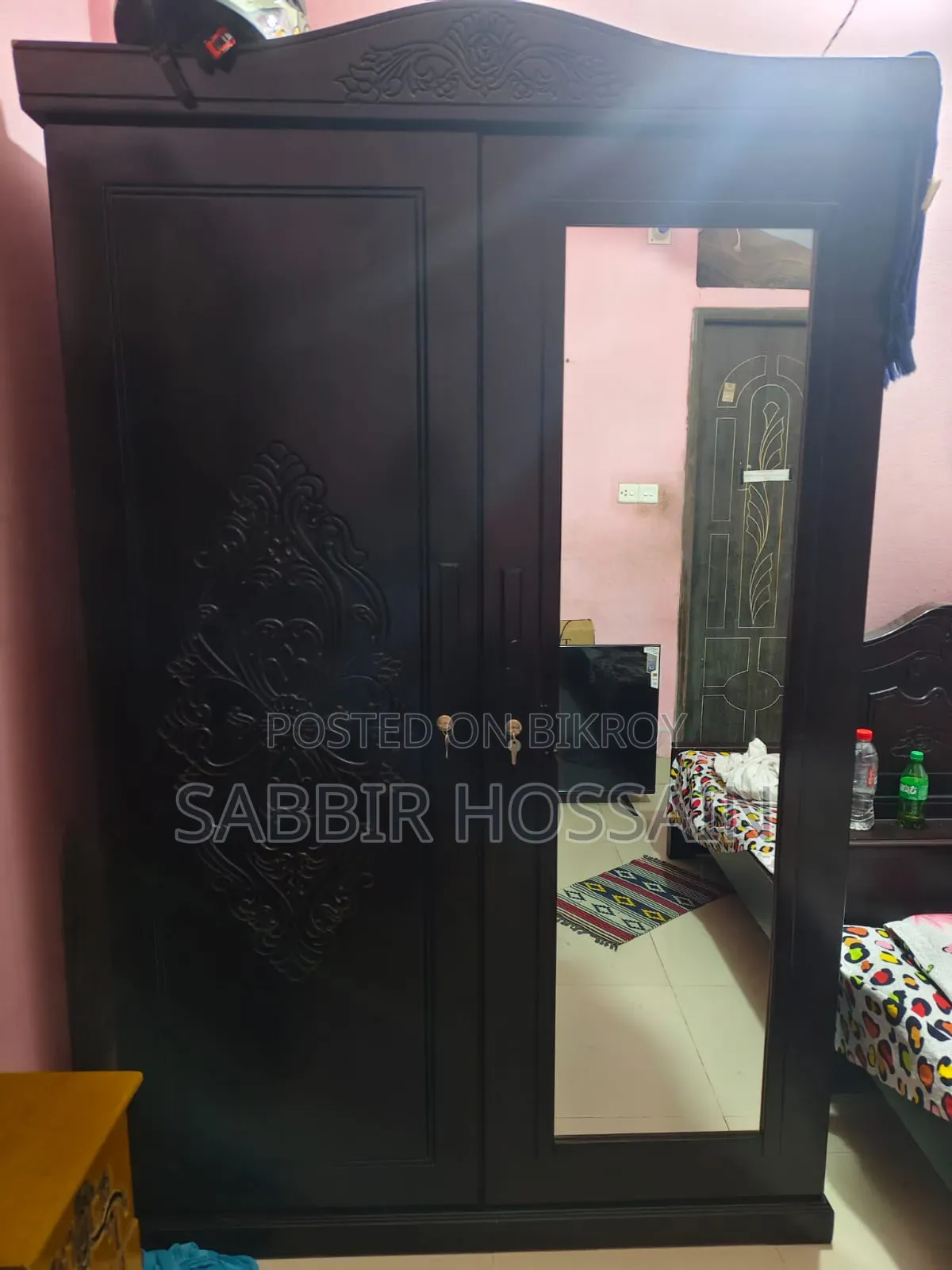 Malaysian Wood Cut Wardrobe