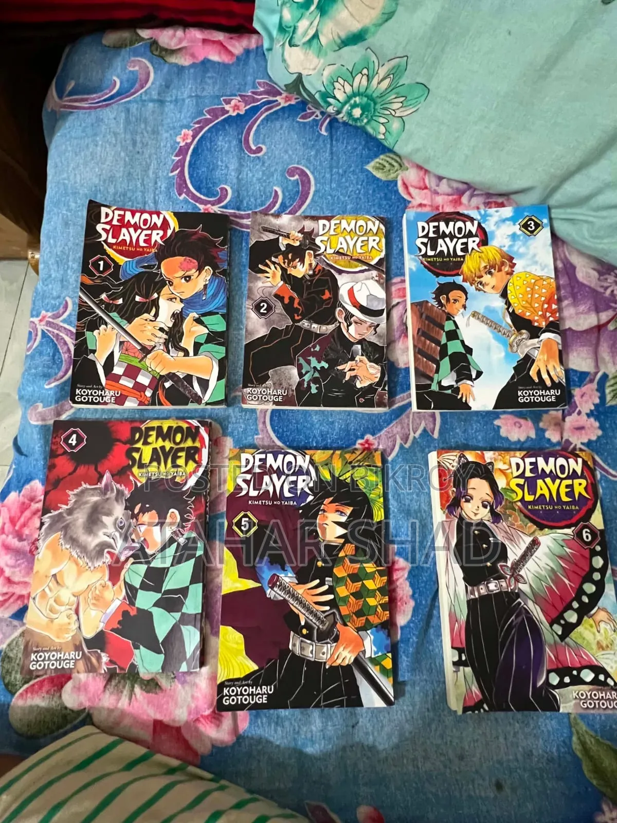 Demon Slayer Manga (1-6) Fresh Unread