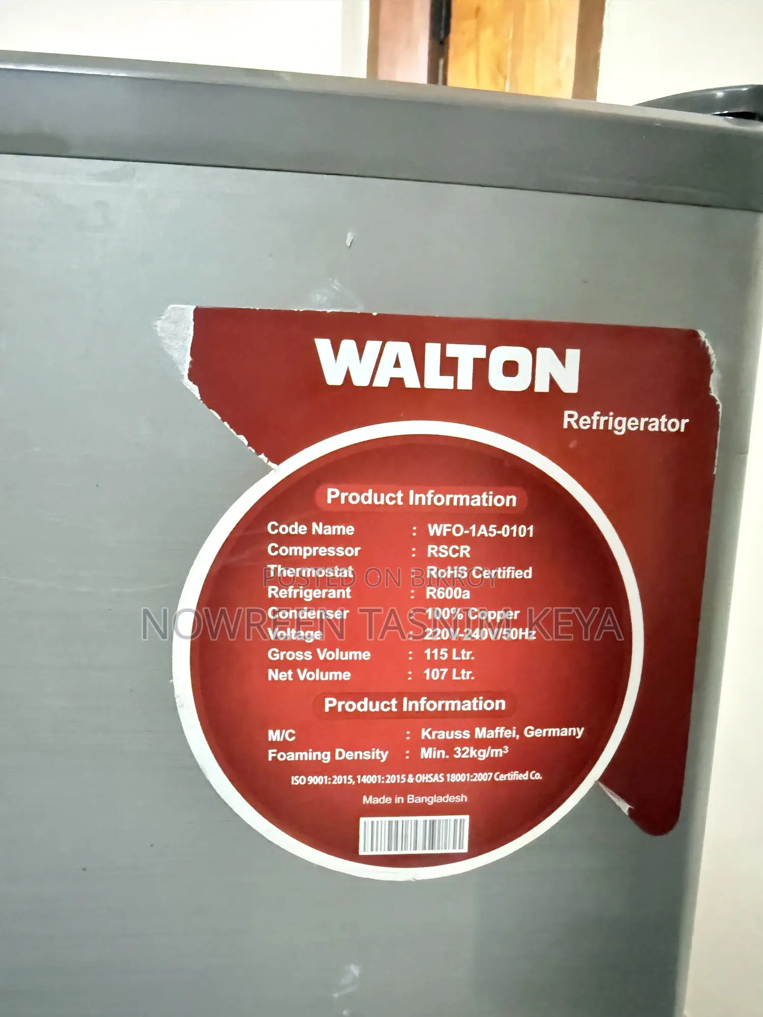 Small Walton Fridge