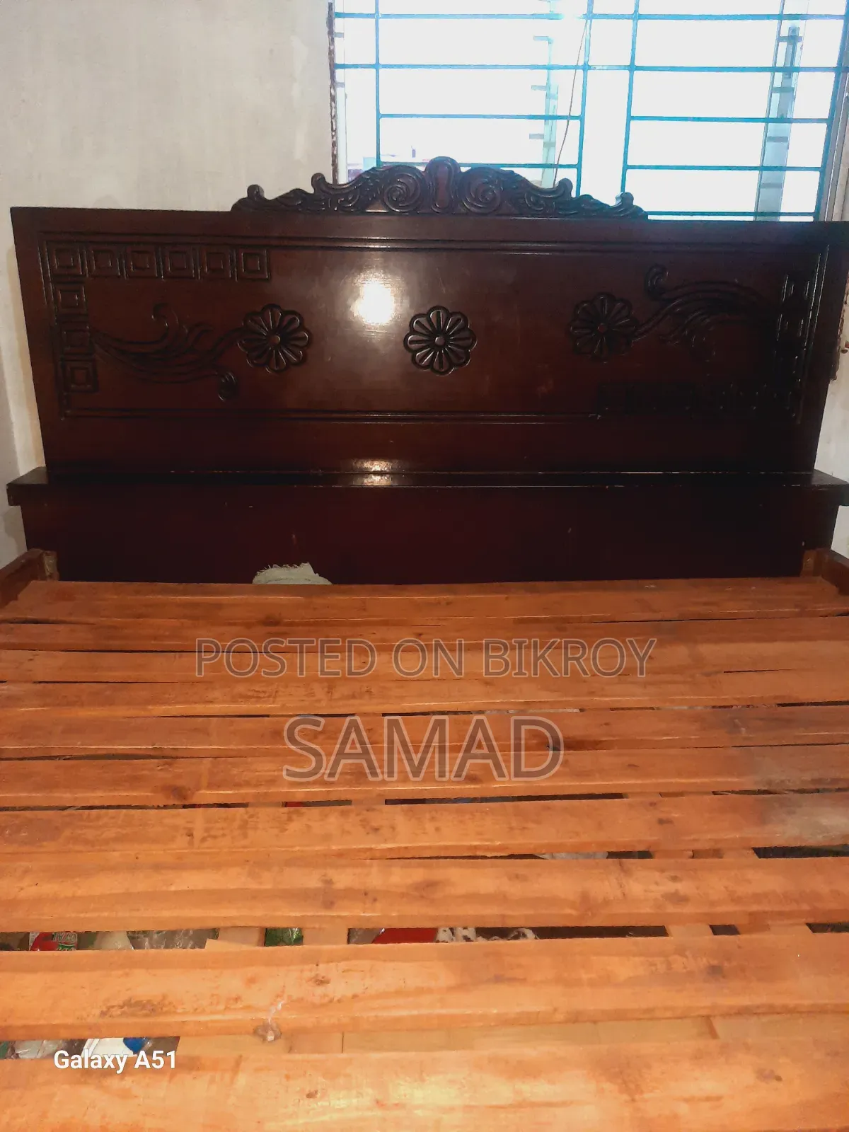 Board and Wooden Bed
