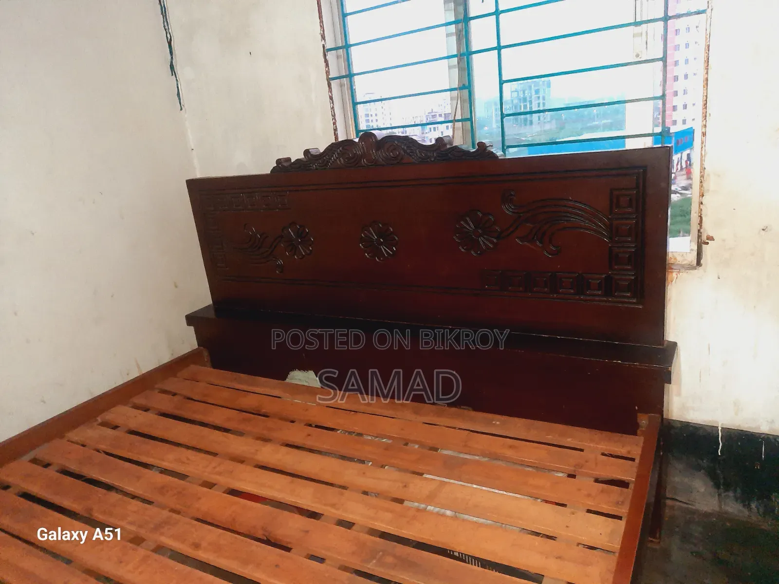 Board and Wooden Bed