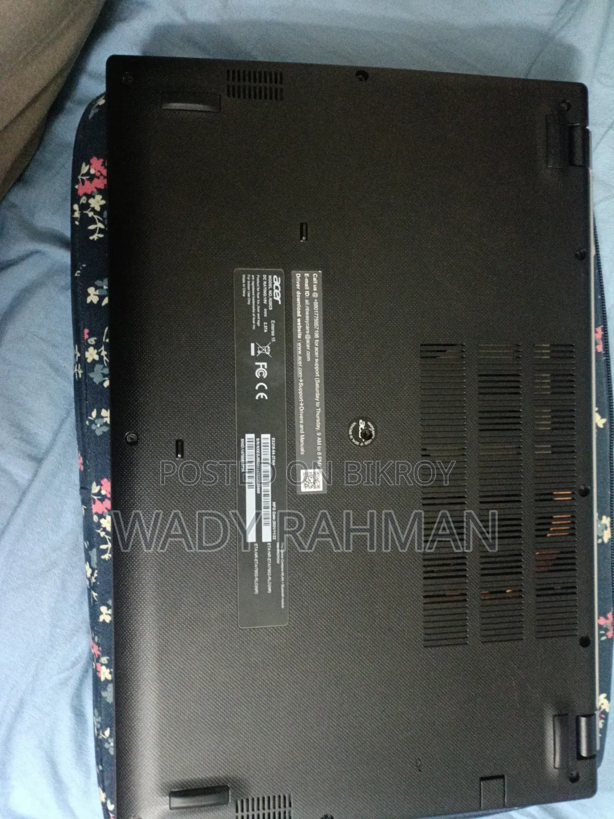Laptop Acer 8GB SSHD+SSD 128GB